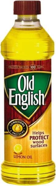 Old English - 16 Fluid Ounce Liquid Furniture Polish - Lemon Scent, Bottle - Exact Tool & Supply