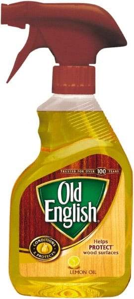 Old English - 12 Fluid Ounce Liquid Furniture Polish - Lemon Scent, Spray Bottle - Exact Tool & Supply
