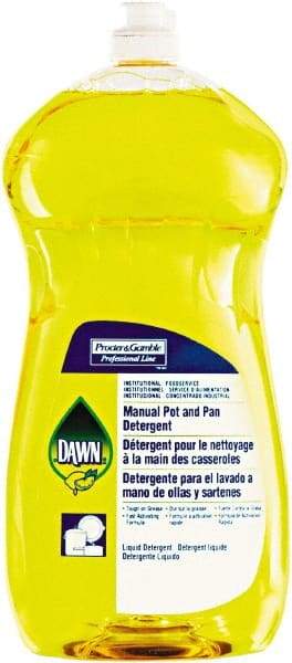 Dawn - 38 oz Bottle Manual Dishwashing Liquid - Lemon Scented - Exact Tool & Supply
