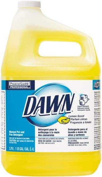 Dawn - 1 Gal Bottle Manual Dishwashing Liquid - Lemon Scented - Exact Tool & Supply