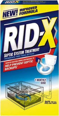 Rid-X - 9.8 oz Powder Drain Opener - Unscented, Box - Exact Tool & Supply