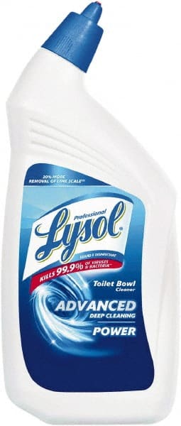 Lysol - Case of (12) 32 oz Bottles Liquid Toilet Bowl Cleaner - Exact Tool & Supply