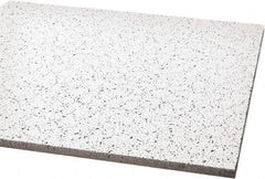 Armstrong World - 48" Long x 24" Wide, Wet-Formed Mineral Fiber Acoustic Ceiling Tile - ASTM E1264 Specification, White - Exact Tool & Supply