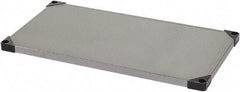 Quantum Storage - 1 Shelf Wire Shelving Unit - 24" Wide x 18" Deep x 2" High, - Exact Tool & Supply