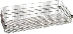 Quantum Storage - Wire Basket Unit - 48" Wide x 18" Deep x 10" High, - Exact Tool & Supply