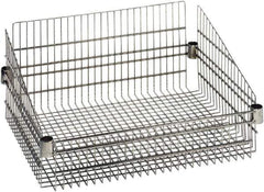 Quantum Storage - Wire Basket Unit - 24" Wide x 24" Deep x 10" High, - Exact Tool & Supply