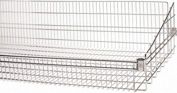 Quantum Storage - Wire Basket Unit - 60" Wide x 24" Deep x 10" High, - Exact Tool & Supply
