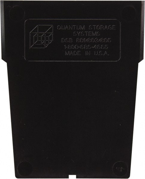 Quantum Storage - 3" Wide x 7" High, Black Bin Divider - Exact Tool & Supply