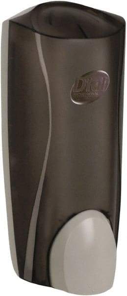 Dial - 1000 mL Liquid Hand Soap Dispenser - Acrylic, Hanging, Gray - Exact Tool & Supply