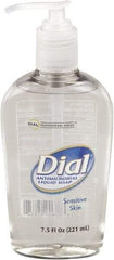 Dial - 7.5 oz Pump Bottle Liquid Soap - Clear, Pleasant Fragrance Scent - Exact Tool & Supply