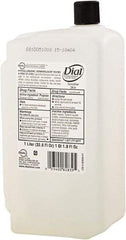 Dial - 1 L Dispenser Refill Liquid Soap - Clear, Pleasant Fragrance Scent - Exact Tool & Supply