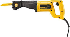 DeWALT - 2,800 Strokes per Minute, 1-1/8 Inch Stroke Length, Electric Reciprocating Saw - 120 Volts, 10 Amps - Exact Tool & Supply