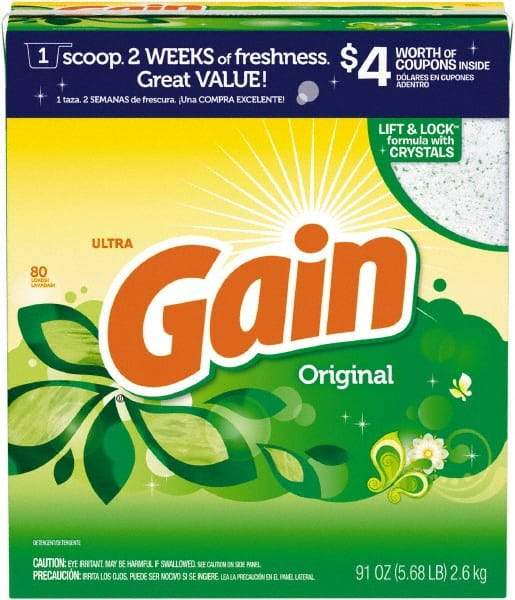 Gain - 91 oz Powder Laundry Detergent - Powder - Exact Tool & Supply