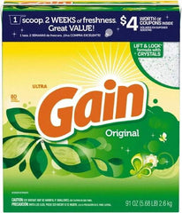 Gain - 91 oz Powder Laundry Detergent - Powder - Exact Tool & Supply