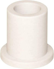 TriStar - 1/2" Inside x 3/4" Outside Diam, Rulon 641 Flanged Bearing - 1" Flange Outside Diam, 1/8" Flange Thickness, 1" OAL - Exact Tool & Supply