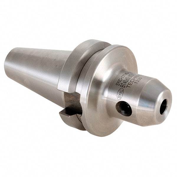 Techniks - BT40 Taper Shank 1" Hole End Mill Holder/Adapter - 2" Nose Diam, 3.56" Projection - Exact Tool & Supply