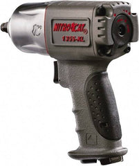 AIRCAT - 3/8" Drive, 10,000 RPM, 500 Ft/Lb Torque Impact Wrench - Pistol Grip Handle, 1,350 IPM, 6 CFM, 90 psi, 1/4" NPT Inlet - Exact Tool & Supply