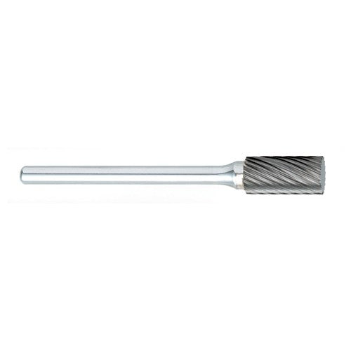 ‎SC-51 -1/4 × 1/2 LOC × 1/8 Shank × 1-1/2 OAL Cylindrical Ball Nose Carbide Medium Right Hand Spiral Burr - Exact Tool & Supply