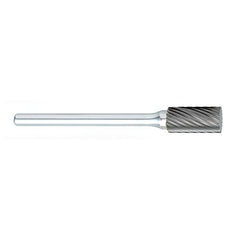 ‎SM-51 -6mm × 12mm LOC × 6mm Shank × 50mm OAL Pointed Cone Carbide Medium Right Hand Spiral Burr - Exact Tool & Supply
