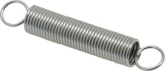 Gardner Spring - 0.437" OD, 8.03 Lb Max Load, 4.82" Max Ext Len, 0.0475" Wire Diam Spring - 3.08 Lb/In Rating - Exact Tool & Supply