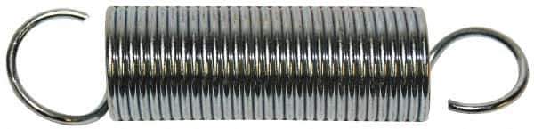 Gardner Spring - 3/8" OD, 3.4 Lb Max Load, 2.97" Max Ext Len, 0.031" Wire Diam Spring - 1.8 Lb/In Rating, 1-1/4" Free Length - Exact Tool & Supply