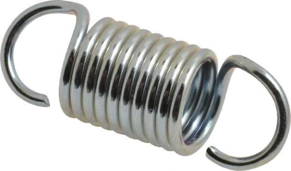 Gardner Spring - 1/2" OD, 19 Lb Max Load, 1.92" Max Ext Len, 0.063" Wire Diam Spring - 31.4 Lb/In Rating, 1-3/8" Free Length - Exact Tool & Supply