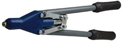 RivetKing - Straight Head Hand Riveter - 1/8 to 3/16" Rivet Capacity, 17-1/2" OAL - Exact Tool & Supply