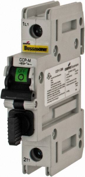 Cooper Bussmann - 1 Phase, 240VAC, 1 Pole, Open Fused Cam & Disconnect Switch - 1 Wire - Exact Tool & Supply