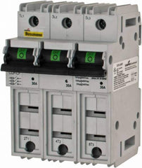 Cooper Bussmann - 3 Phase, 600VAC, 3 Pole, Open Fused Cam & Disconnect Switch - 3 Wires - Exact Tool & Supply