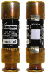 Cooper Bussmann - 300 VDC, 600 VAC, 6.25 Amp, Time Delay General Purpose Fuse - Fuse Holder Mount, 127mm OAL, 20 at DC, 200 (RMS) kA Rating, 20.6mm Diam - Exact Tool & Supply