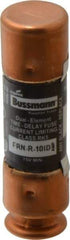 Cooper Bussmann - 125 VDC, 250 VAC, 10 Amp, Time Delay General Purpose Fuse - Fuse Holder Mount, 50.8mm OAL, 20 at DC, 200 (RMS) kA Rating, 14.3mm Diam - Exact Tool & Supply