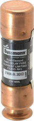 Cooper Bussmann - 125 VDC, 250 VAC, 30 Amp, Time Delay General Purpose Fuse - Fuse Holder Mount, 50.8mm OAL, 20 at DC, 200 (RMS) kA Rating, 14.3mm Diam - Exact Tool & Supply
