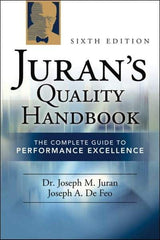 McGraw-Hill - Juran's Quality Handbook: The Complete Guide to Performance Excellence Publication, 6th Edition - by J.M. Juran & Joseph Defeo, McGraw-Hill, 2010 - Exact Tool & Supply