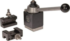 Aloris - Series BXA Tool Post Holder & Set for 10 to 15" Lathe Swing - 3 Piece, Includes Style 1 Turning/Facing Holder, Style 2 Boring/Turning/Facing Holder, Tool Post, T-Nut - Exact Tool & Supply