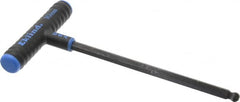 Eklind - 10mm Hex, T-Handle Cushion Grip, Ball End Hex Key - Exact Tool & Supply