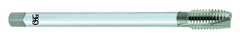 8-32 X 6" OAL 2 Flute H3 HSS Spiral Pointed Pulley Tap-Steam Oxide - Exact Tool & Supply
