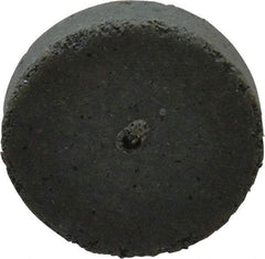 Cratex - 7/8" Diam x 1/16" Hole x 3/16" Thick, Surface Grinding Wheel - Silicon Carbide, Coarse Grade, 25,000 Max RPM, Rubber Bond, No Recess - Exact Tool & Supply