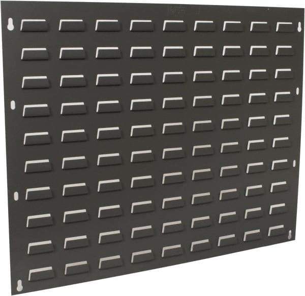 Quantum Storage - 27" Wide x 21" High, Gray Louvered Bin Panel - Use with Quantum Storage Systems - ALL QUS Bins - Exact Tool & Supply