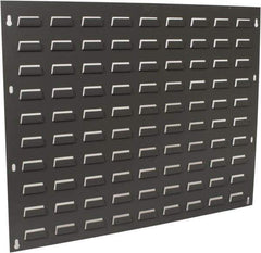 Quantum Storage - 27" Wide x 21" High, Gray Louvered Bin Panel - Use with Quantum Storage Systems - ALL QUS Bins - Exact Tool & Supply