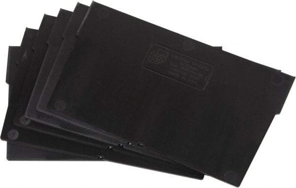 Quantum Storage - 8.4" Wide x 4-1/2" High, Black Bin Divider - Use with Quantum Storage Systems - QSB207, 208, 214 - Exact Tool & Supply
