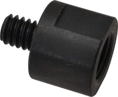 Made in USA - 3/8" Max Diam, Abrasive Disc Adapter - 1/4-20, 3/8-24 - Exact Tool & Supply
