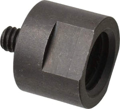 Made in USA - 5/8" Max Diam, Abrasive Disc Adapter - 1/4-20, 5/8-11 - Exact Tool & Supply