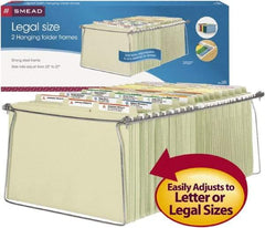 SMEAD - 9-1/2 x 14-1/2", Legal, Plain Steel, Hanging File Drawer Frames - Exact Tool & Supply