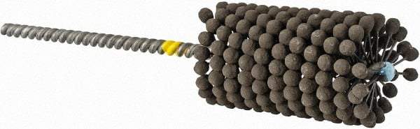 Brush Research Mfg. - 1-3/8" to 1-1/2" Bore Diam, Diamond Flexible Hone - Extra Fine, 8" OAL - Exact Tool & Supply