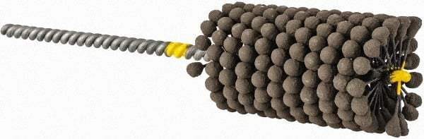 Brush Research Mfg. - 1-3/8" to 1-1/2" Bore Diam, Diamond Flexible Hone - Extra Fine, 8" OAL - Exact Tool & Supply