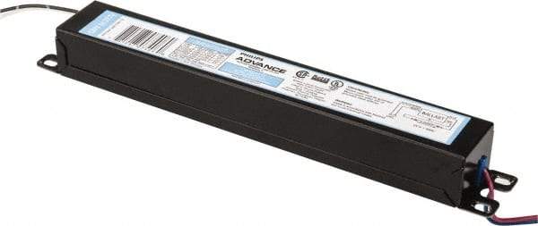 Philips Advance - 1 Lamp, 120-277 Volt, 0.16 to 0.26 Amp, 0 to 39 Watt, Instant Start, Electronic, Nondimmable Fluorescent Ballast - 0.90, 0.91, 0.93 Ballast Factor, T8 Lamp - Exact Tool & Supply
