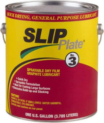 SLIP Plate - 1 Gal Can Lubricant - Black, -75°F to 450°F - Exact Tool & Supply