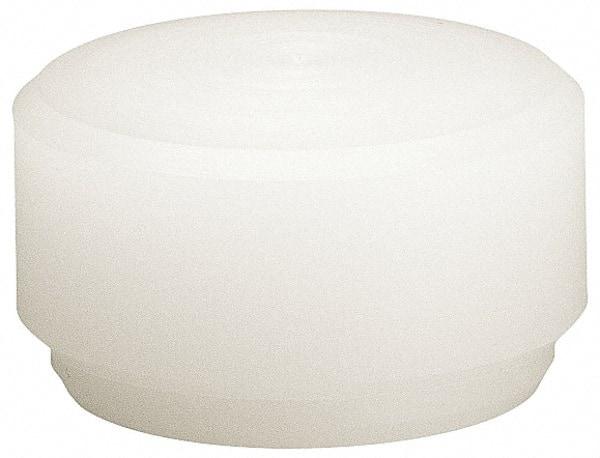 HALDER - 1-37/64" Face Diam, Grade Hard, White Dead Blow Hammer Tip - Nylon - Exact Tool & Supply