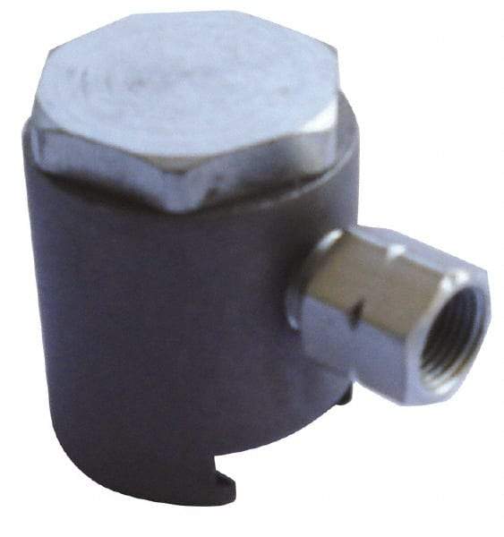 PRO-LUBE - 7,500 Operating psi, 7/8" Long, 1/8 Thread, Grease Gun Button-Head Coupler - NPT Thread - Exact Tool & Supply