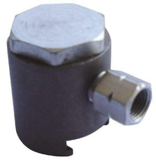 PRO-LUBE - 7,500 Operating psi, 7/8" Long, 1/8 Thread, Grease Gun Button-Head Coupler - NPT Thread - Exact Tool & Supply